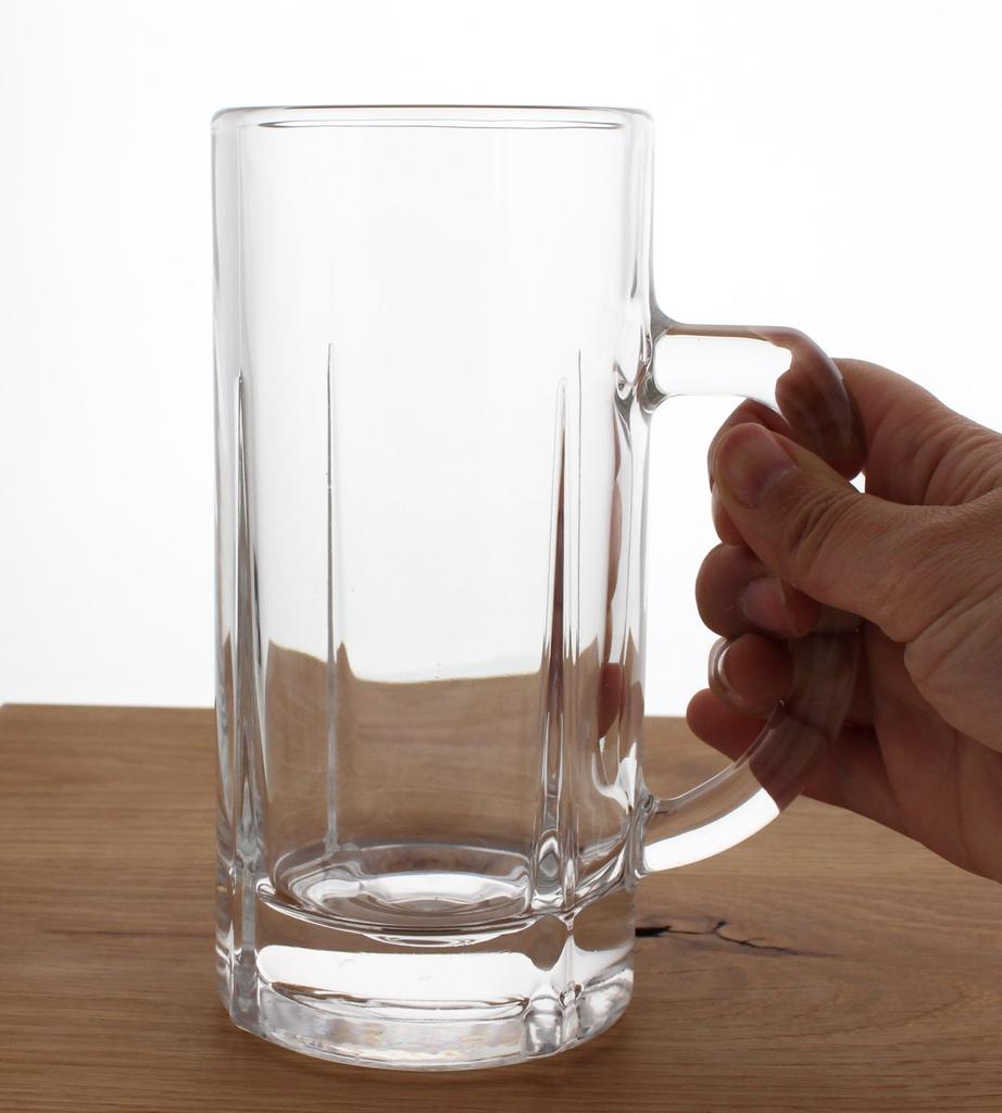 Toyo Sasaki Glass Beer Made In Dishwasher Clear Mug, 500ml, Japan, Safe, 55485,