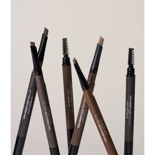MACQUEEN - My Strong Auto Eyebrow Hard Powder - 4 Colors Grey Brown
