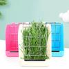 Plastic Multi-Functional Food Dispenser Grass Container Grass Holder Feeding Rack Rabbit Hay Feeder