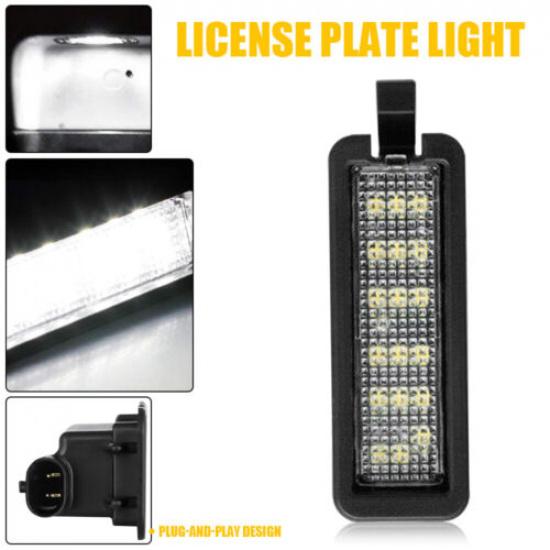 LED License Plate Lamp Reverse White Light For 2015-20 Dodge Charger Challenger
