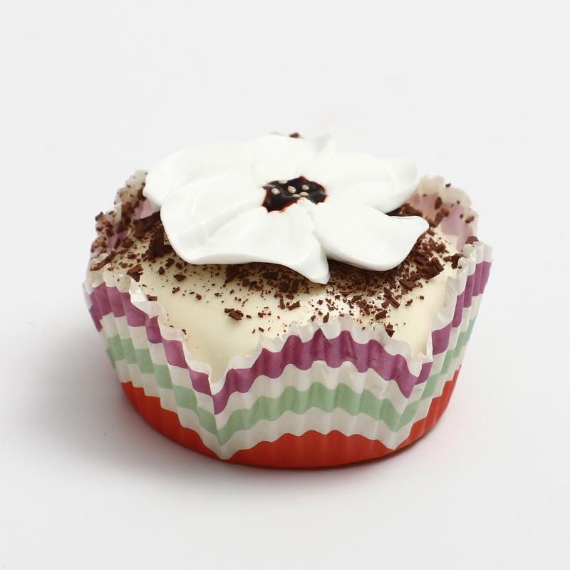 Кекс Клубника Торт Украшение Pu Моделирование Реквизит для торта Раннее образование — фото 3