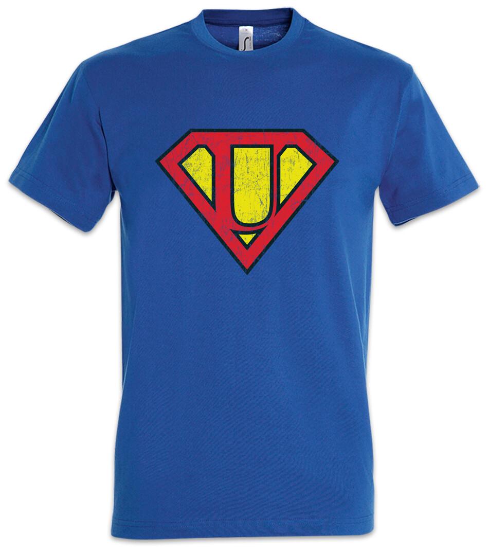 Super U T-Shirt Letter Gift Birthday Mother Day fathers day Fun Comic- XXL