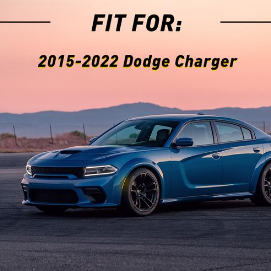 Front Bumper Smoked Amber Side Marker Signal Lights For 2015- Dodge Charger