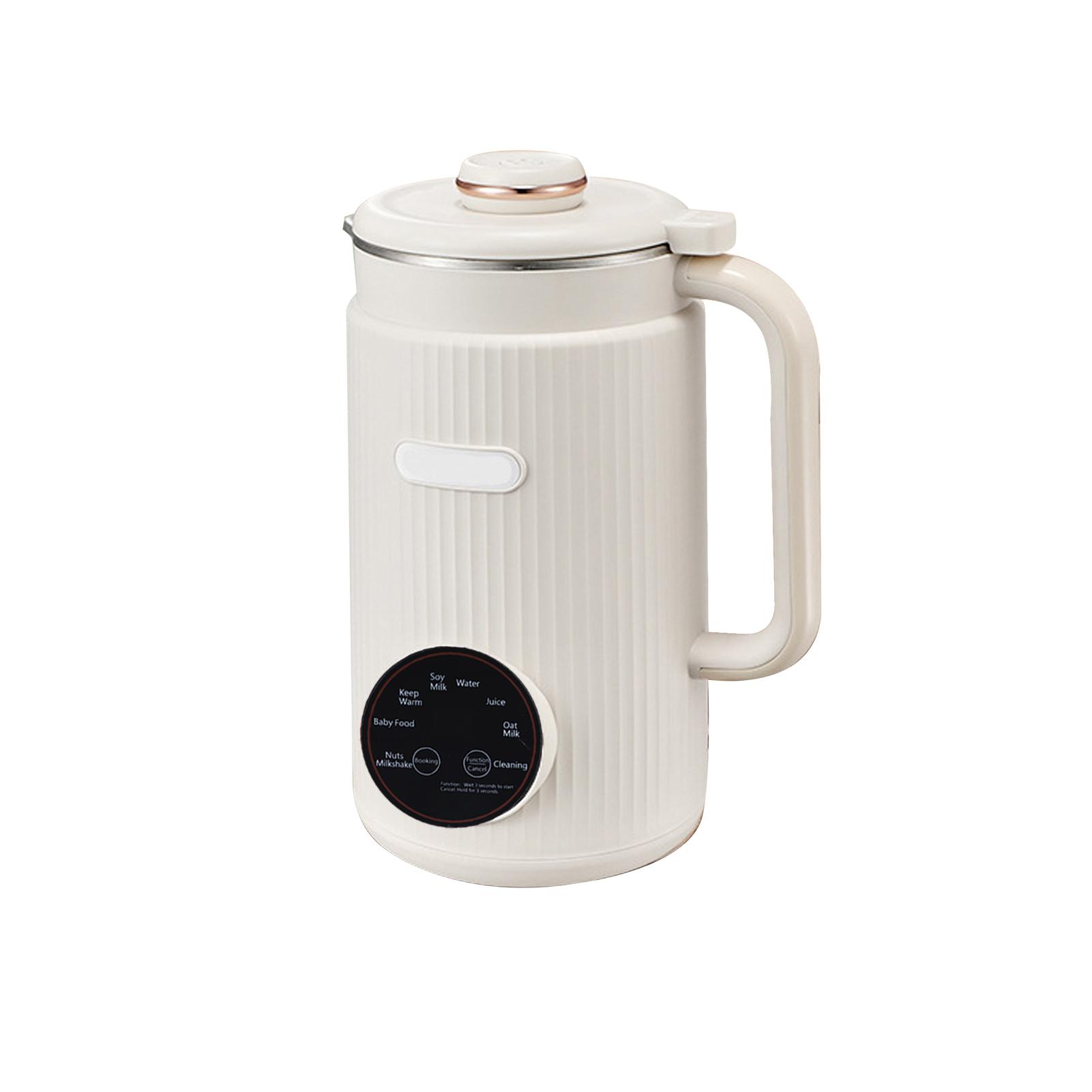 Sojamelk Maker 8-in-1 Programmeerbare Blender met Digitaal Display 12 Roestvrijstalen Messen Automatische Reiniging 8H Warmhoudfunctie voor Amandelmelk Sojamelk