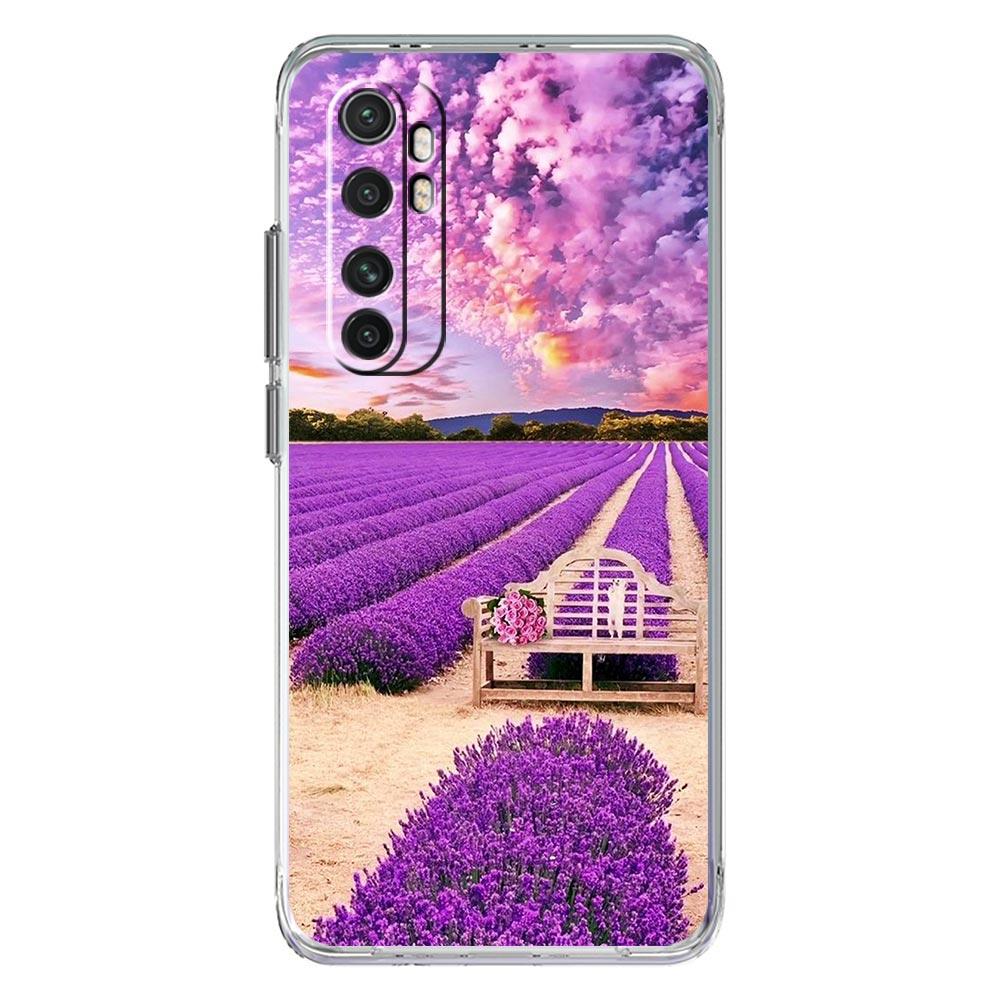Simple lavender Purple flowers Phone Case For Xiaomi Mi Poco X6 X5 NFC X3 F6 F5 Pro F4 F3 15 14T 14 13T 12T 12 13 Lite 11 Cover