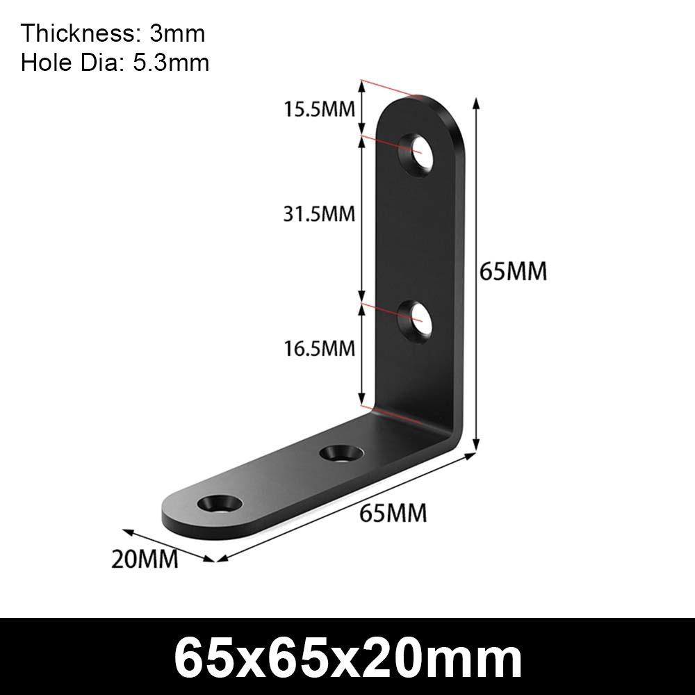 1Pcs 90 Degree Corner Stand L-shaped Mending Plate New Angle Bracket  Furniture Hardware