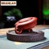 190ml Aesthetic Yixing Purple Clay Teapots Handmade Weekly Count Pot Raw Ore Dahongpao Mud Kettle Zisha Tea Set For Tea Craft