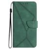 HT05 For Samsung Galaxy M35 5G Case Skin-Touch Lines PU Leather Phone Cover