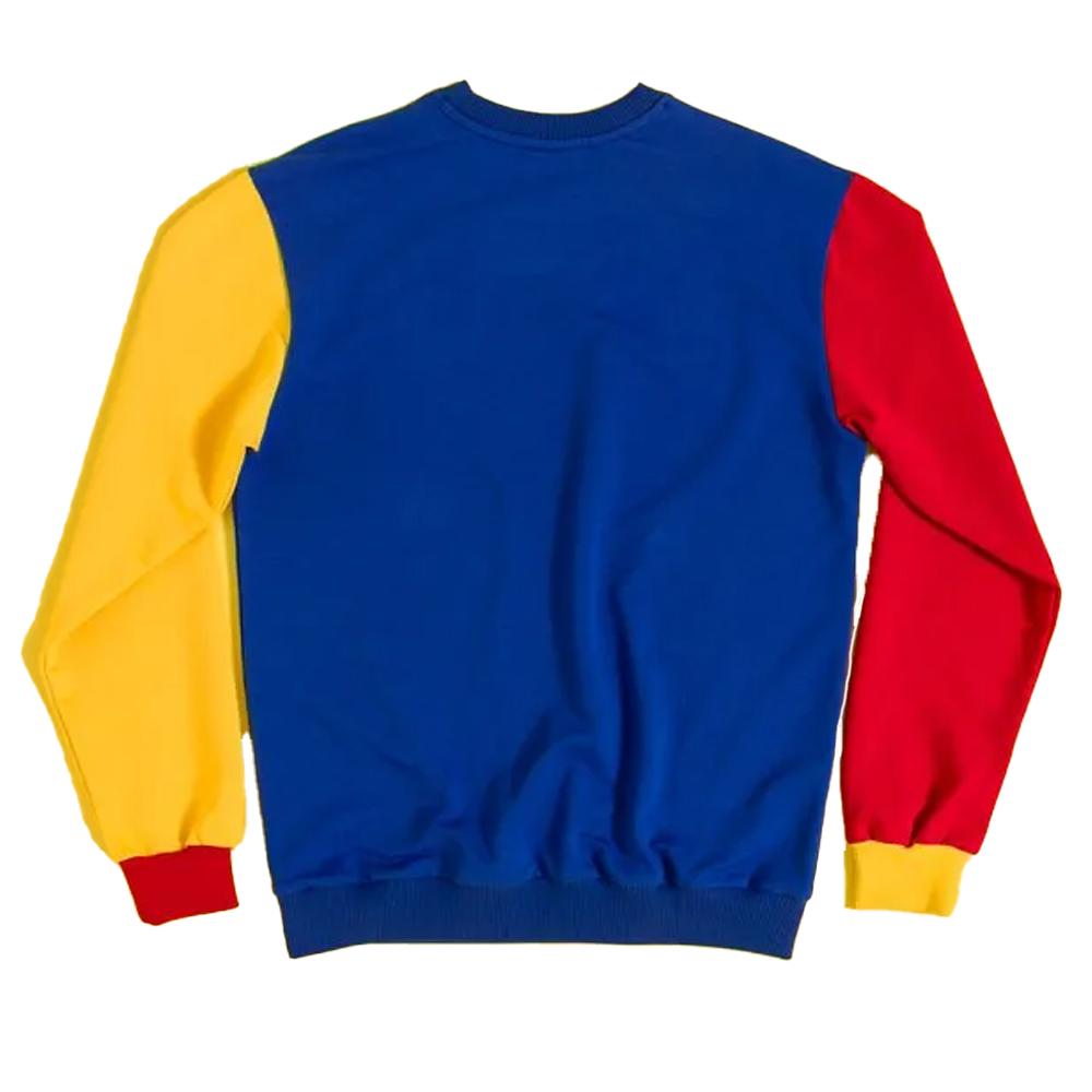 Rainbow Brite Unisex Adult Party Pals Colour Block Sweatshirt