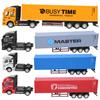 1/48 Alloy Container Truck Model Toy Highly Simulation Children Car Toys Vehicle