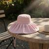 Wide Brim Fisherman Cap Textile DoubleSided Bucket Hat Cooling Material Double Sided for