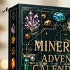 Mineral Lovers Gift Idea Gemstone Advent Calendar, 24-Day Christmas Countdown Set with 2D Decorative Display Acrylic Ornaments, Tree Hanging