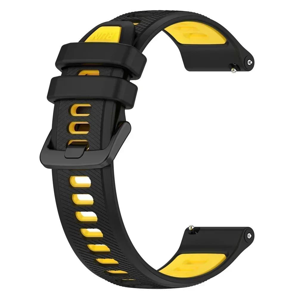 20/22mm Strap For Amazfit BALANCE 2/Bip 6/GTR 4 2 3pro/GTS 4 2 Silicone Bracelet For Huawei Watch 5 4/GT 6 5 4 3 2 Sports Band