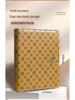 Family Document Storage Bag: Leather Magnetic Buckle A4 Album for Certificates, Receipts & Documents