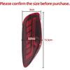 AIVYNA 2Pcs LED Tail Light Rear Bumper Reflector Light Rear Fog Lamp Brake Light Turn Signal Light for Kia Seltos 2019 2020 2021