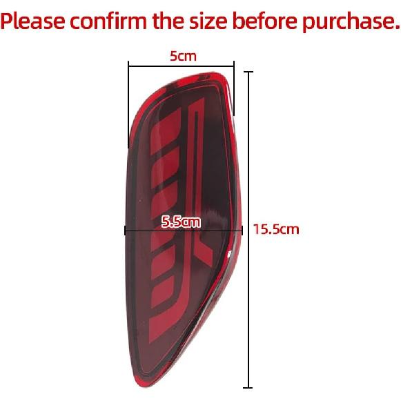 AIVYNA 2Pcs LED Tail Light Rear Bumper Reflector Light Rear Fog Lamp Brake Light Turn Signal Light for Kia Seltos 2019 2020 2021