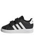 Grand Court Comfort Boys and Sizes Core Black Size Kids' 2.0 Sneakers, Girls, 12-16cm, Black/Footwear White/Core (GW6523), 16.0cm