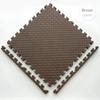 20PCS 30*30cm Sports Protection Gym Mat EVA Leaf Grain Floor Mats Yoga Fitness Non-Slip Splicing Rugs Thicken Shock Room Workout