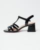 Aiformaria 3633 36 Open-toe Sandals Black Patent Leather