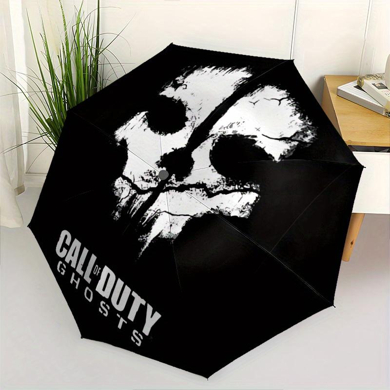 1pc Call of Duty Windproof Automatic Windproof Umbrella, Lightweight for Women/Men, Perfect Christmas Gift 0811245