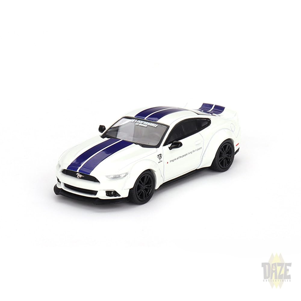 MINI GT 164 Scale USA MiJo Toys Limited Edition LB WORKS FORD MUSTANG (WHITE) LB