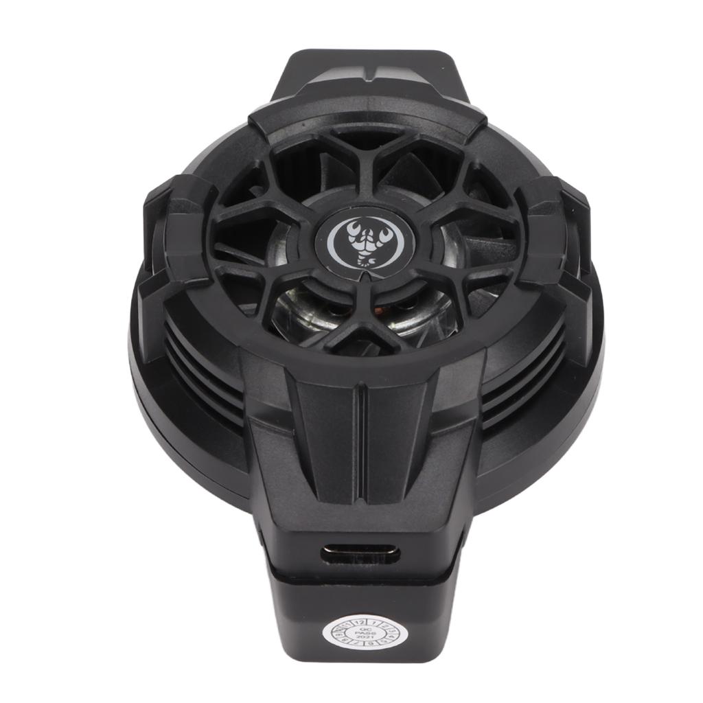 HXSJ Mobile Phone Cold Clip Radiator Phone Semiconductor Cooler Portable Handheld Cooling Fan Black