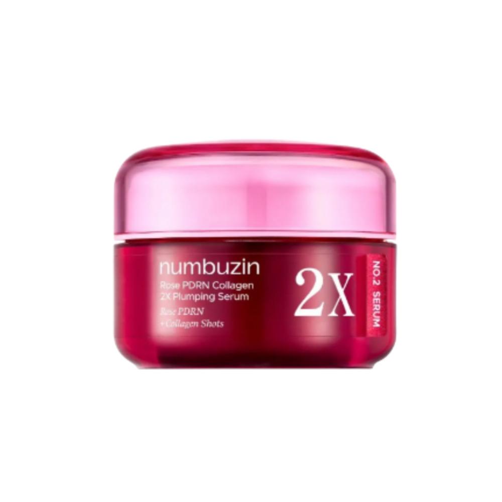 Numbuzin No.2 Rose PDRN Collagen Plumping Serum 2X Hydrating & Firming Essence (30ml)