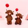 Highland Cow Resin Ornament - Creative Scottish Gift for Mother's Day Home Decor