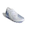 Adidas Predator Edge.3 HG/AG K Comfortable Durable Mid-Top Kids Football Shoes Kids Football Shoes White GZ2893