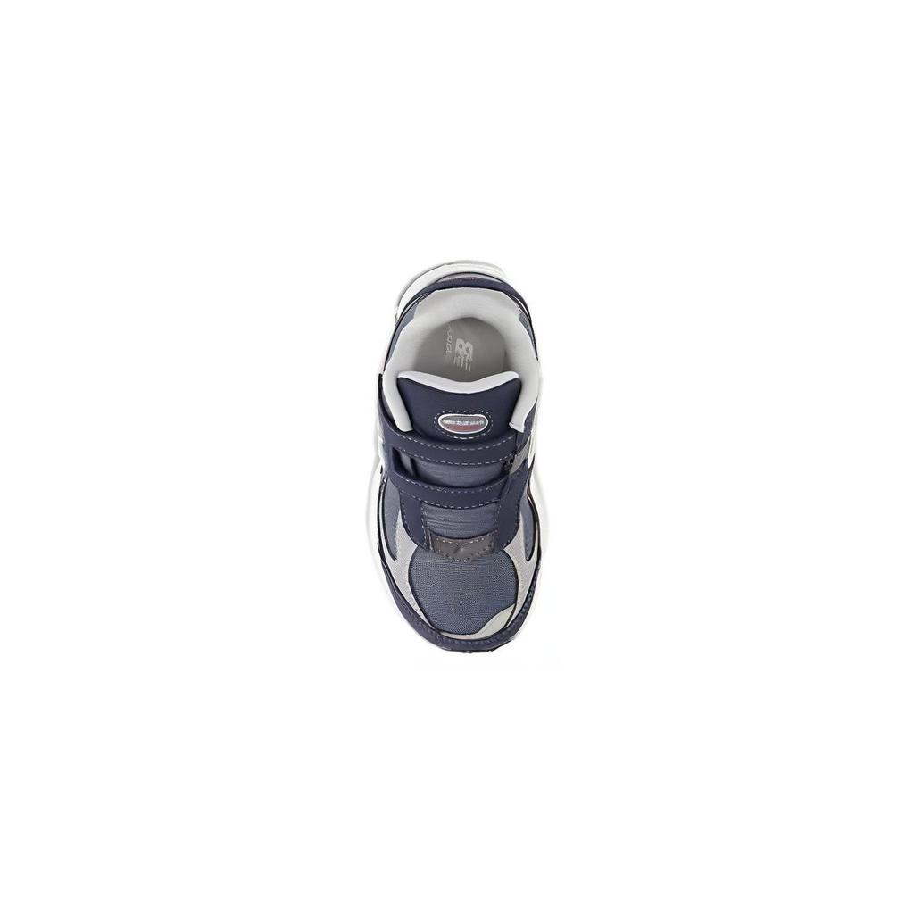 New Balance 2002 Hook & Loop Comfortable Versatile Simple Durable Low-Top Walking Shoes Baby sneaker Blue Silver IV2002SF