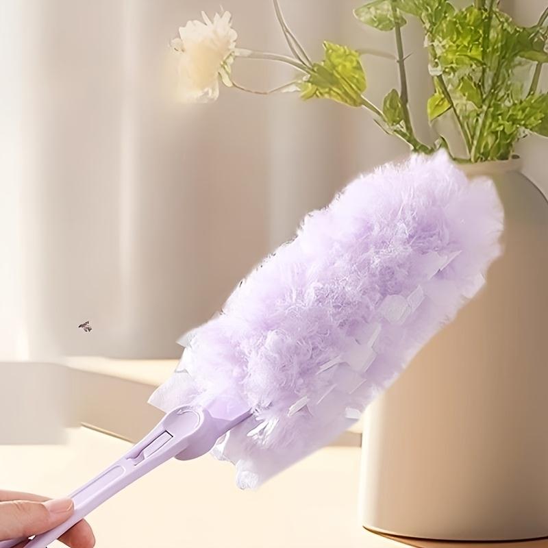1pc Electrostatic Dust Brush with Adjustable Handle, Home & RV Interior Cleaning Tool, For Living Room, Bedroom, Bathroom, Outdoor Use