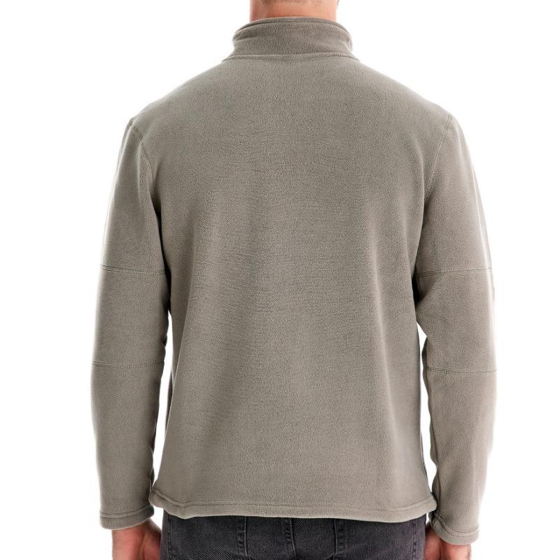 Men’s Stand Collar Half Zip Fleece Pullover