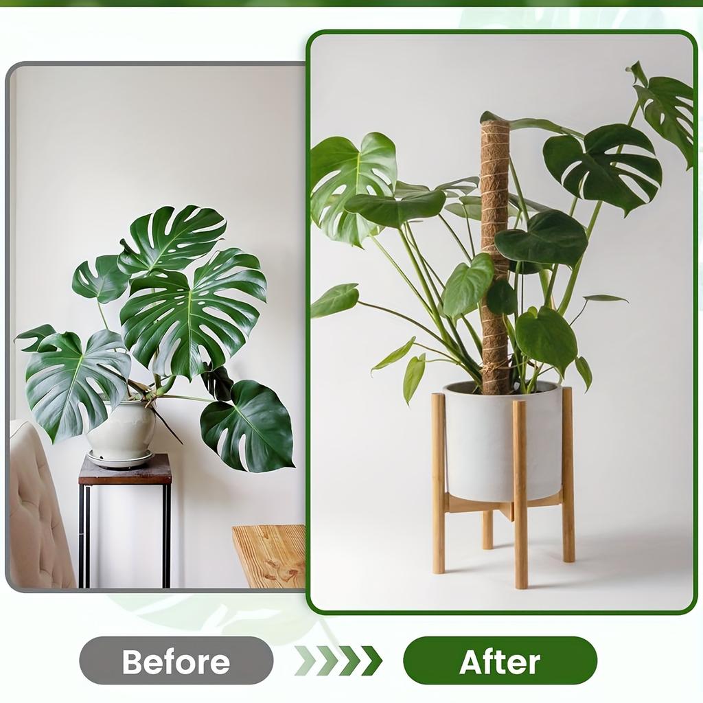 Plant Climbing Coir Totem Pole Safe Gardening Coconut Stick For Climbing Plants Vines And Creepers Plant Support Garden Supplies