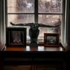 Modern Decorative Figurine Black - Spread Your Wings!