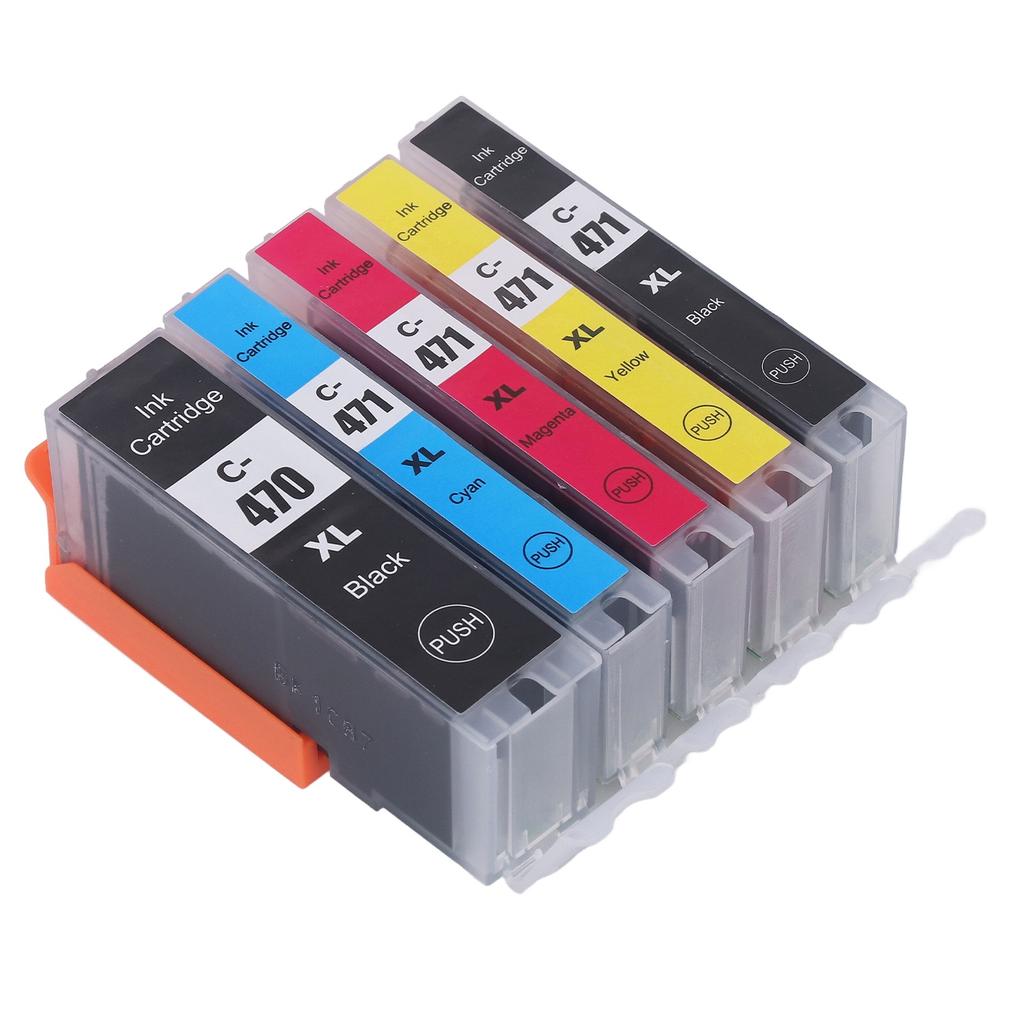 Ink Cartridge Printing Accessory Part for PIXMA MG5740 MG6840 MG7740 TS5040 TS6040 TS8040 5 Color BK BK C M Y
