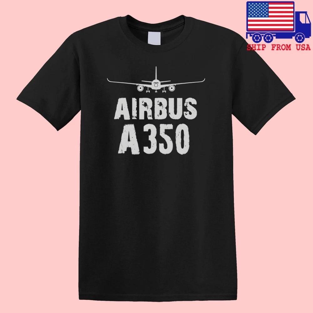 Airbus A350 Авиакомпании Мужская Черная Размер S-5XL M