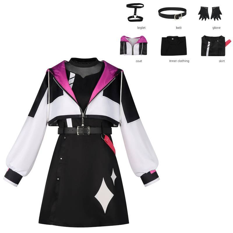 Hatsune Miku Colorful Stage Emu Otori Anime Cosplay Costume Polyester Fabric For Stage Performance And Conventions