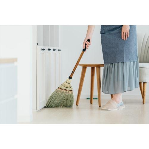 Yamazaki Sangyo Broom, Indoor/Living Room Use, Carpenter's Broom, Short Handle, 178940