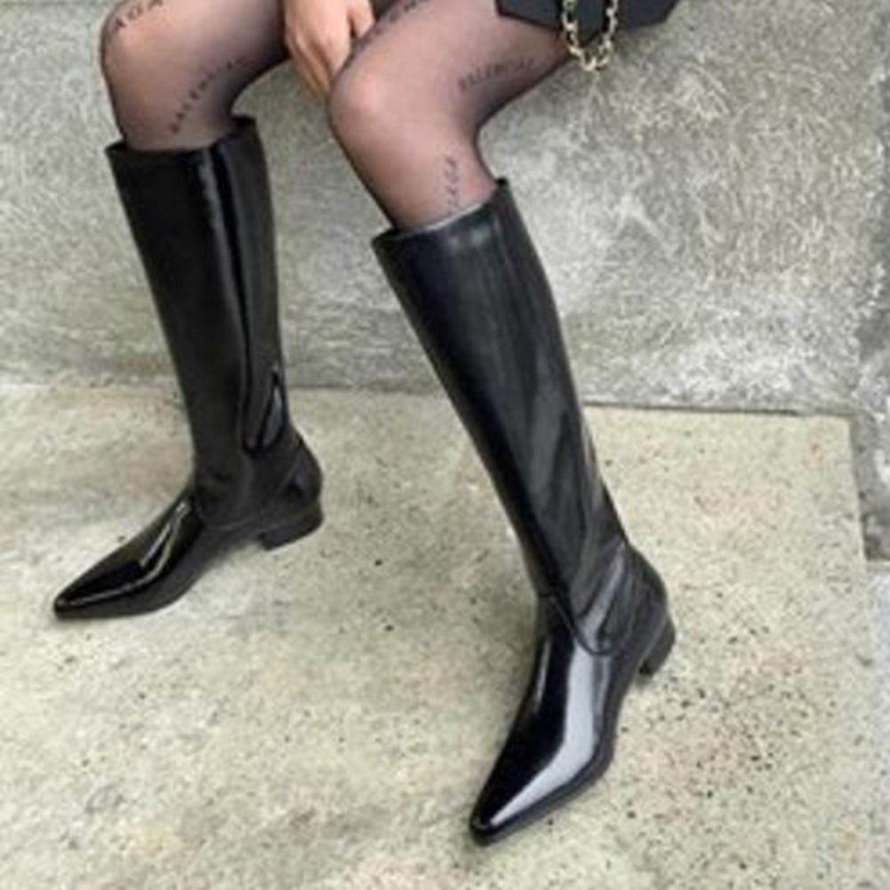 low heel platform boots
