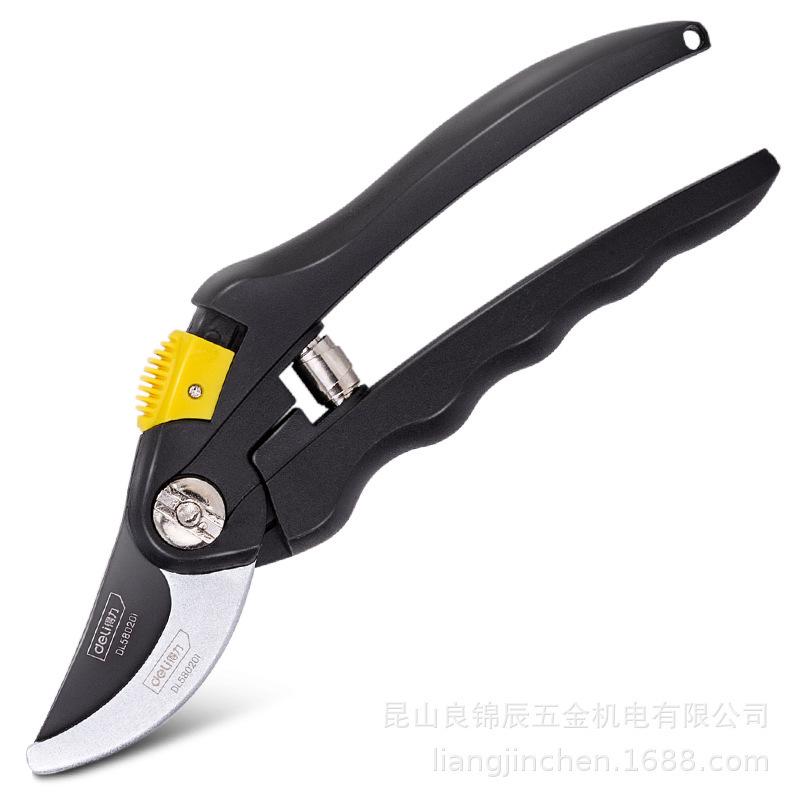 Deli Tools Labor-Saving Alloy Steel Pruners: Garden, Tree, and Flower Branch Pruning - Model D580201