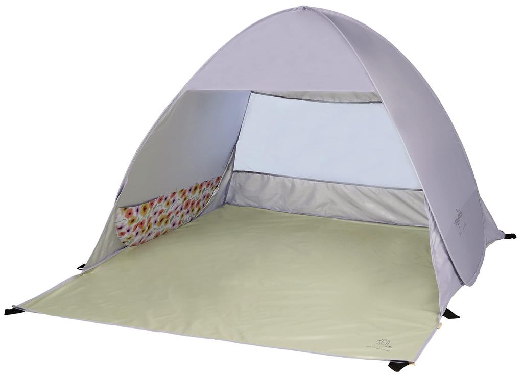 CAPTAIN STAG Tent Tent Beach Tent Tent Duo UV 2 Approximately Tatami 6 Pegs and Carry Bag Included Gray Aprile Width 145 X Depth 160 X Height 110 Cm