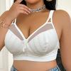 Plus Size Thin Magnetic-Free Wireless Bra Side Support Lift Bralette for Curvy Women