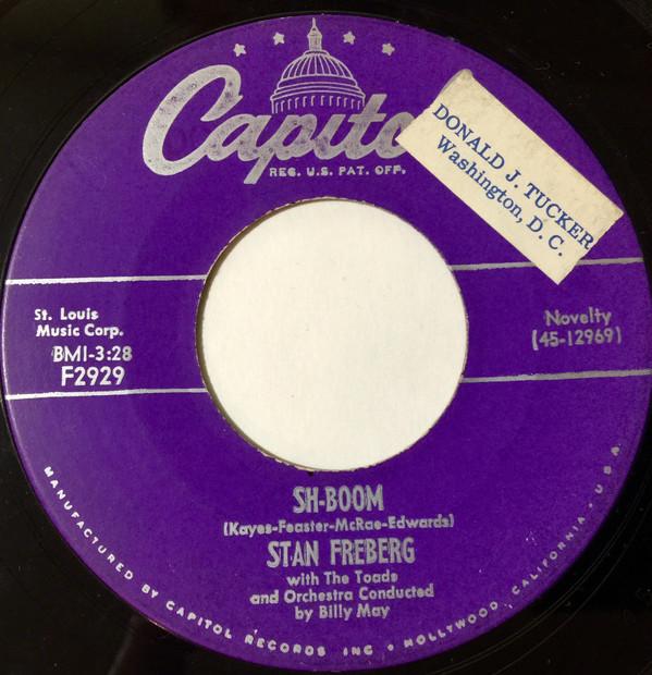 7inch Record STAN FREBERG - Sh-Boom F2929 Capitol Records 1957 US Comedy & Spoken Word Used