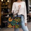 Ethnic Pattern Tote Bag Fashion Casual Large Capacity Daily Shoulder Handbag