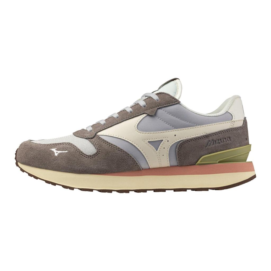 Mizuno RB87 Light and Size 2E Sneakers, Gray, Off-White, Sage, 26.5 cm,