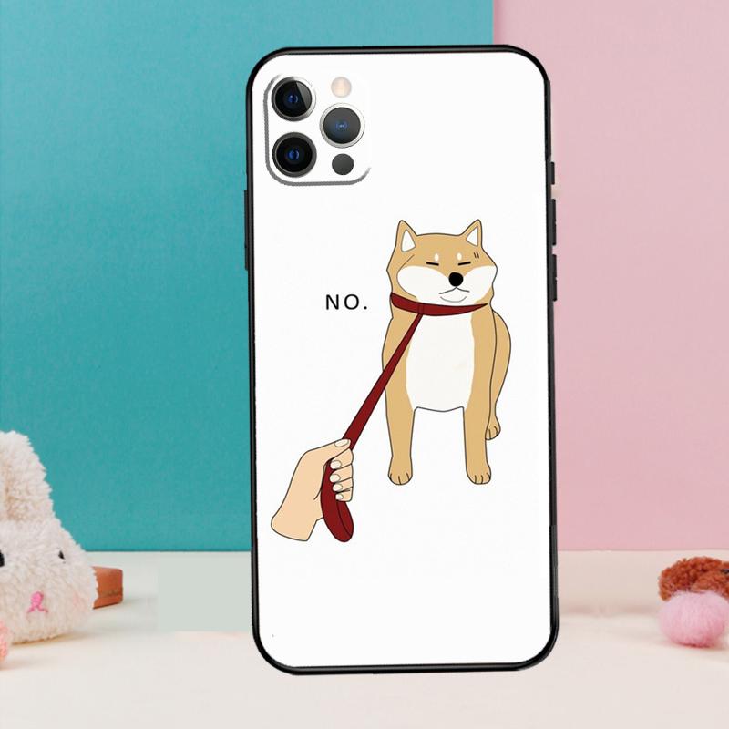 DOGE MEME Shiba Inu Hund Handyhülle Für iPhone 16 14 13 12 11 15 Pro Max 12 13 mini XR 15 16 Plus 16e Hülle Coque