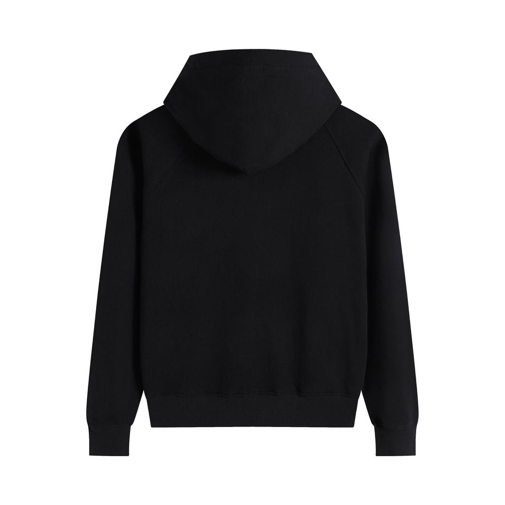 AMI 2025 Podzim/Zima Nová Pletená Mikina s Kapucí s Velkým Logem Vysoké Kvality Bavlna Pánská Mikina s Kapucí