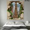 Mountain Bridge Pattern Home Decor Tapestry, Wall Hanging, Decorative RV Wall Cloth.ZGT0914351