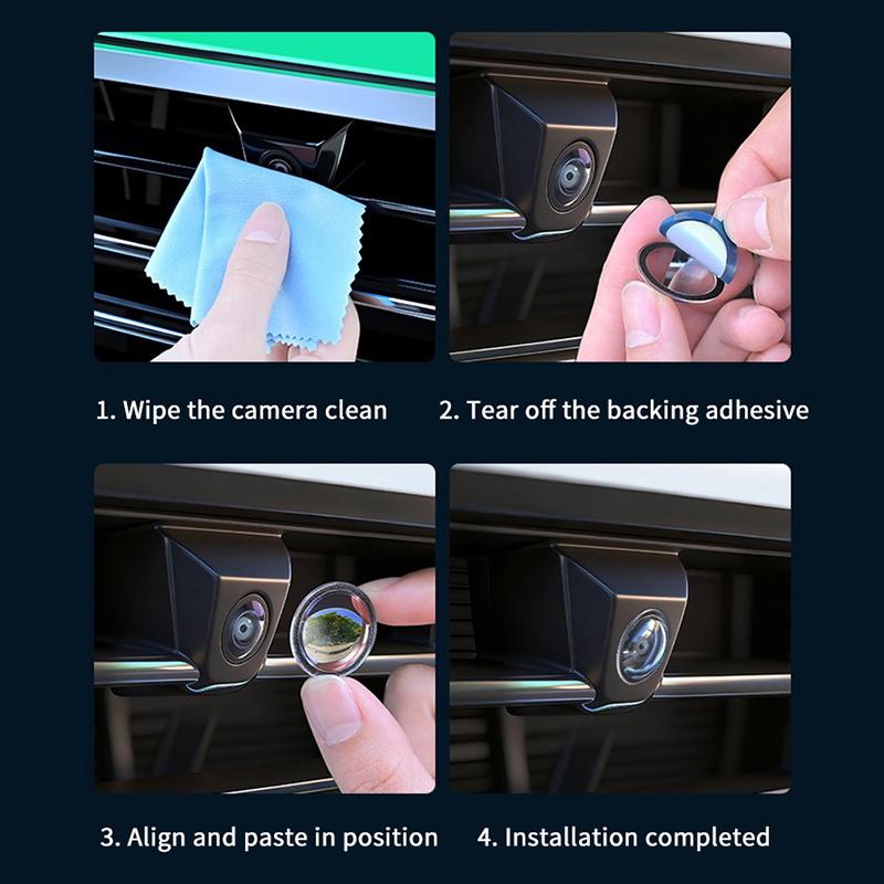 Universal Car Camera Lens Protector 2/10 Pcs Rear View Backup Camera Cover 360° Camera Protection Anti Scratch Waterproof