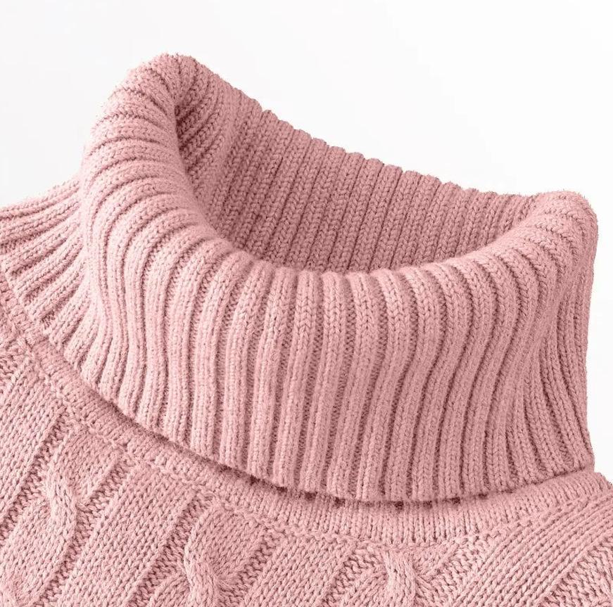 Pánský pletený svetr s rolákem Slim Fit – kolekce podzim/zima 2023